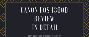 canon EOS 1300D