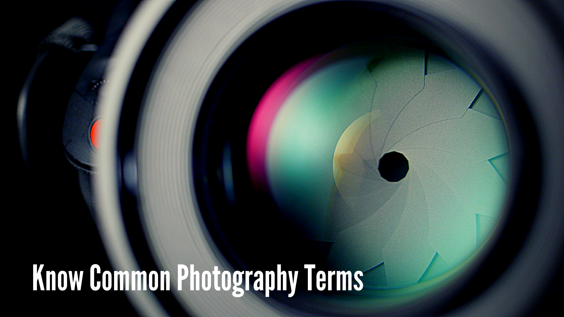 Common Photography Terms