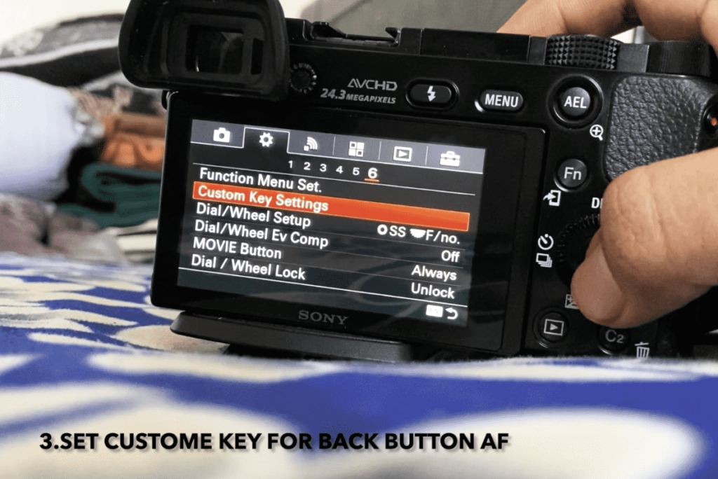 enable back button focus step-3
