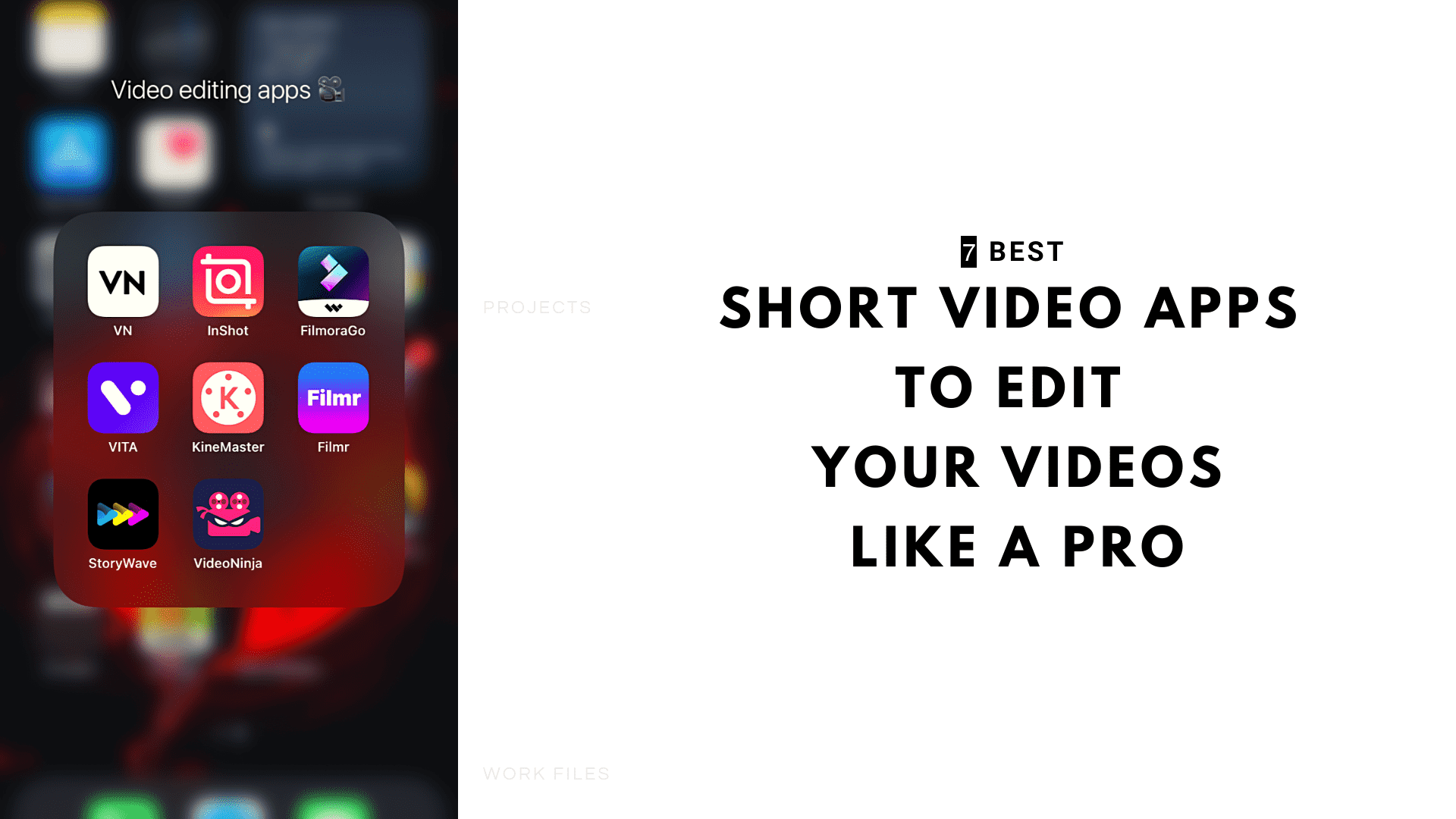 Short Video Apps To Edit Your Videos Like A Pro