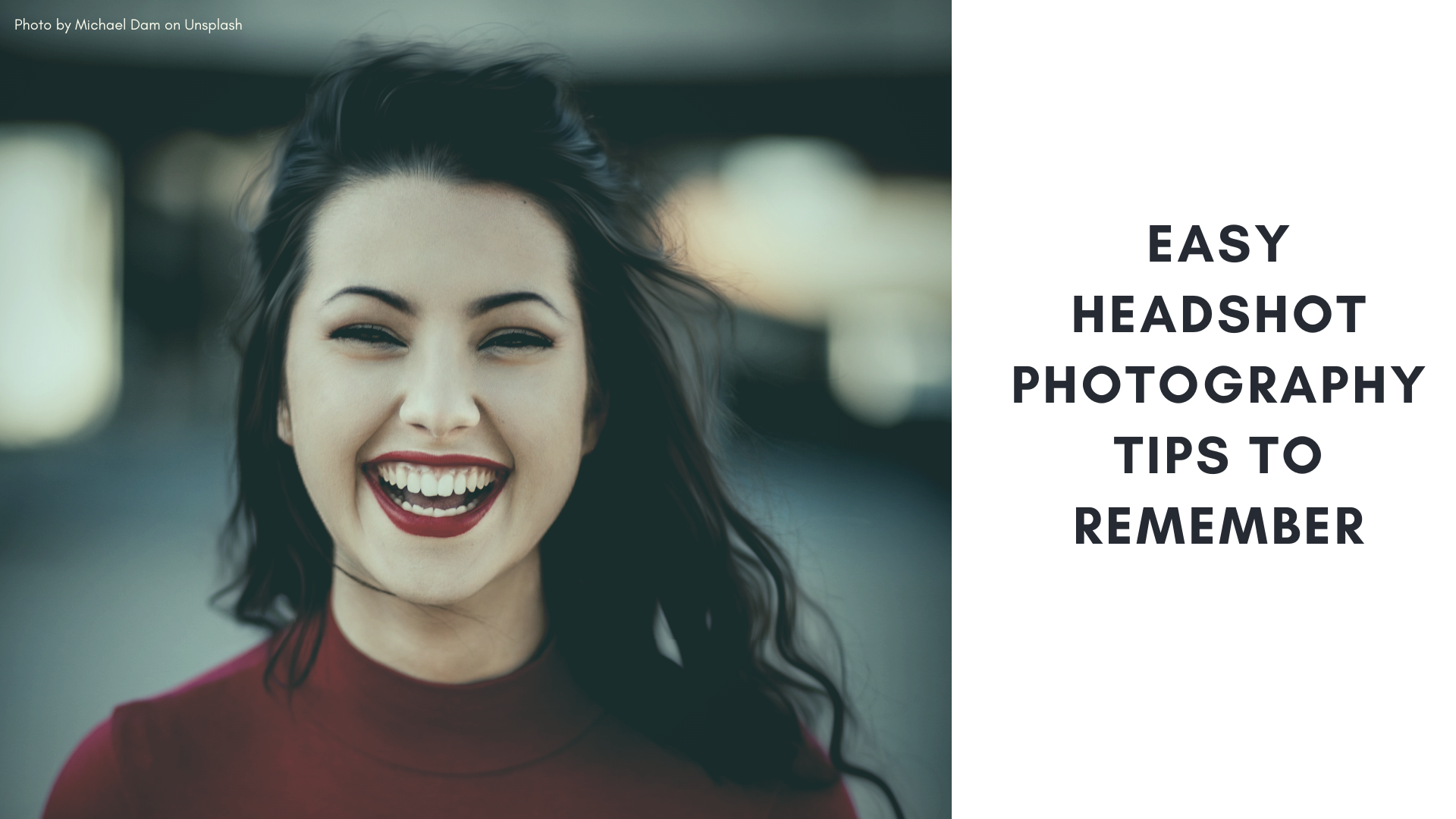 headshot photography tips