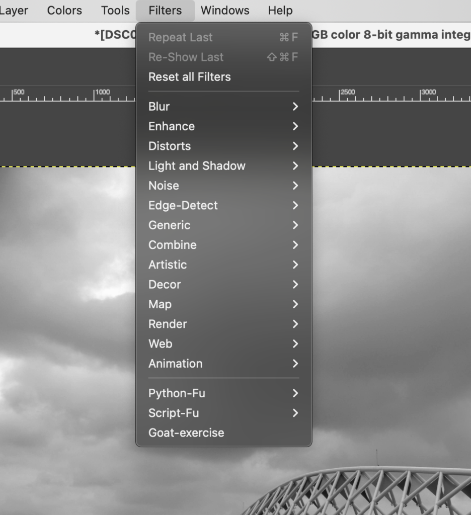 Filters in GIMP