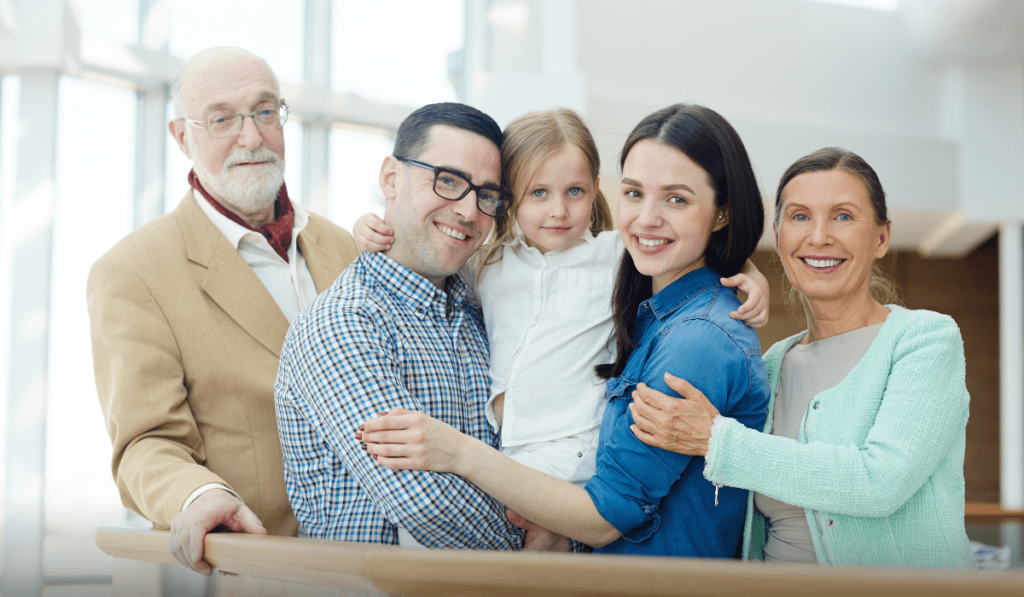 Family Members in the Baby Photoshoot