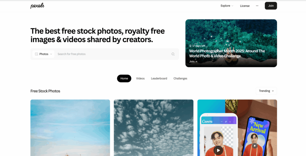 why pexels is best Indian stock photo platform?