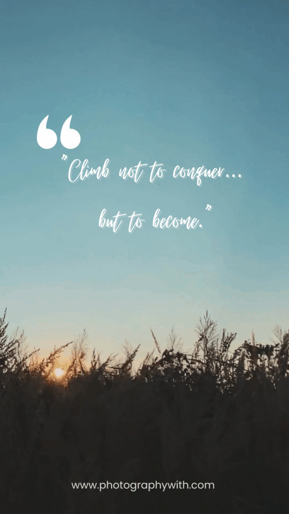 Mountain Nature Caption wallpaper