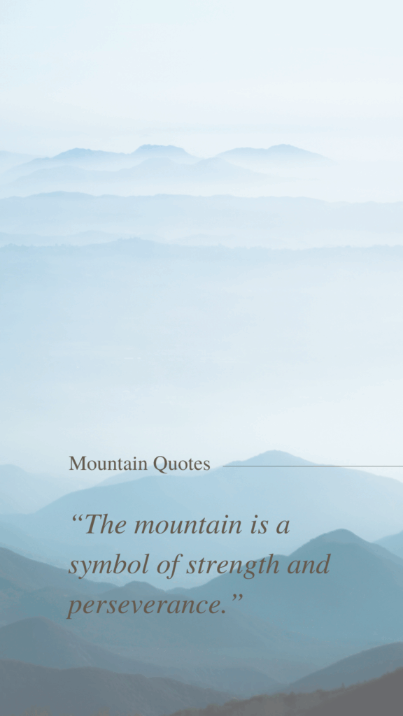 Mountain Nature Quotes wallpaper