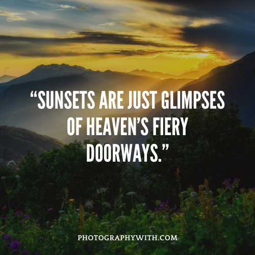 Sunset Photography Quotes